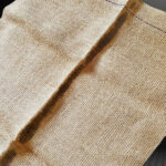 Blue Stripe Top Burlap Hessian Cloth